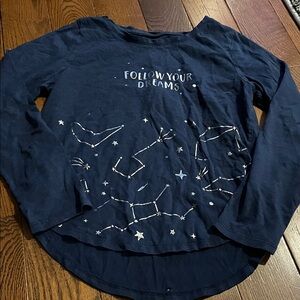🔥 10/$25 - Kids Navy Blue Constellation Shirt